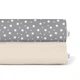 Набір простирадл Cosas BEIGE / GREY STARSFALL 155х240 (4822052056967) - зображення 1