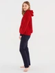 Пижама (худи + штаны) женская U.S. Polo Assn 16808 L Red (8680557380064) - изображение 3