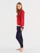 Пижама (худи + штаны) женская хлопковая U.S. Polo Assn 16811 L Red (8680557380361) - изображение 3