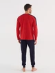 Пижама (лонгслив + штаны) U.S. Polo Assn 18621 XL Red (8680557384024) - изображение 2