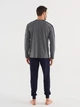 Пижама (лонгслив + штаны) U.S. Polo Assn 18621 L Anthracite Melange (8680557384062) - изображение 2