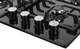 Варочная поверхность газовая VENTOLUX HSF640-D3 CS (BK) - изображение 4