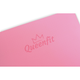 Коврик (мат) для фитнеса и йоги Queenfit Premium TPE 0,6см розово-фиолетовый - изображение 6