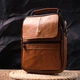 Мужская кожаная сумка через плечо Vintage 21273 - изображение 3