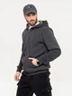 Толстовка на флисе, на молнии мужская ISSA PLUS GN-506 2XL Темно-серая (issa2007682311002) - изображение 1
