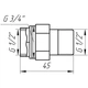 Сгон-американка прямой PROFESSIONAL 1/2″ НИКЕЛЬ QP160 - изображение 3