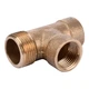 Трійник редукційний латунний 3/4″ЗР х 1/2″ВР х 1/2″ВР ливарний A0225А - зображення 3