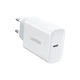 Мережевий зарядний пристрій UGREEN CD127 USB-C PD 30W QC4.0 White (70161) - зображення 1