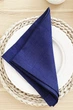 Льняные салфетки TouchableLinen 1 шт Синий 40х40 см - изображение 4