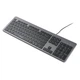 Клавіатура Vinga KB735 black-grey - изображение 1
