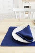 Сервировочный коврик (ланчмат) из льна TouchableLinen 1 шт 35х45 см Синий Подставка под тарелку - изображение 6