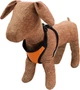 Нагрудник кожаный+сетка Lucky Pet №4 54-75 см/61-88 см Оранжевый (4820268550095) - изображение 2