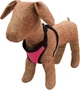 Нагрудник кожаный+сетка Lucky Pet №4 54-75 см/61-88 см Розовый (4820268550071) - изображение 2