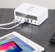 Зарядний пристрій WLX-818PF 100W 1xUSB QC3.0 / 4xUSB / 1xPD Type-C / бездротова зарядка Qi 10W - White - зображення 6