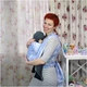 Слінг-шарф HOPPEDIZ Florenz Blue (30 % льону) (4,6 м) - зображення 5