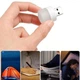 USB LED Лампочка 1W/5В Міні, Портативна світлодіодна міні USB лампа для павербанка, аварійного освітлення, міні світильник підсвічування ліхтарик нічник, Біла - зображення 3