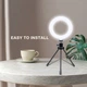 Светодиодная кольцевая LED лампа от павер банка NZY MY100 (Kit2) 6" с держателем Черный - изображение 5