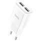 Зарядное устройство (зарядка) для телефона Hoco C88A Star 2хUSB 2.4 А Белый (C88AW) - изображение 1