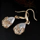 Серьги Fashion Золотистые (00352) - изображение 3