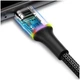 USB-кабель на Type-C з підсвічуванням BASEUS Halo Series Fast Charging Data Cable (2m, 3A). Black - зображення 9