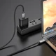 Кабель швидкісний 20 Гбіт/с 4K 60 FPS Type-C на Type-C USB3.2 HOCO 20Gbps super-speed (2m, 100W, 4K). Black - зображення 7