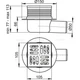 Трап для душу ALCAPLAST 105x105мм сатин APV26 - зображення 2