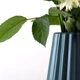 Ваза для цветов MBM HOME пластиковая 22 см DH-FLOWERS-06 DARK BLUE Синяя - изображение 3