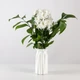 Ваза для цветов MBM HOME пластиковая 18 см DH-FLOWERS-01 WHITE Белая - изображение 3