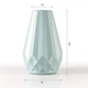 Ваза для цветов MBM HOME пластиковая 20 см DH-FLOWERS-07 BLUE Голубая - изображение 5
