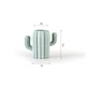 Ваза для квітів MBM HOME пластикова 11 см DH-FLOWERS-02 BLUE Блакитна - зображення 4