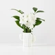 Ваза для цветов MBM HOME пластиковая 11 см DH-FLOWERS-02 WHITE Белая - изображение 2