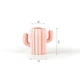 Ваза для квітів MBM HOME пластикова 11 см DH-FLOWERS-02 PINK рожева - зображення 4
