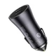 Автомобильное зарядное устройство 40W Baseus Golden Contactor Pro Dual Quick Charger Car Charger Быстрая зарядка Quick Charge 3.0 2Type-C Зарядка в авто CGJP000013 Dark Gray - изображение 4