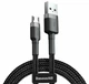 Кабель 2м USB - Micro USB Baseus Cafule Cable 1.5A Gray+Black|Кабель для зарядки та передачі даних CAMKLF-CG1 - зображення 1