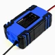 Зарядное устройство для автомобильного аккумулятора Foxsur 12V-24V 8A (совместимо со свинцово-кислотными и гелиевыми АКБ) Blue - изображение 3