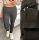Fashions • Бесшовные лосины на меху рубчик Fashions 48 графит (557-аз) - изображение 5