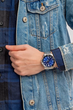 Наручний годинник з мінеральним склом Casio MTP-VD300D-2E Срібло\Синій екран - зображення 4
