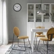 Стілець IKEA MANHULT чорний/Хакебо медово-коричневий (005.470.62) - изображение 2