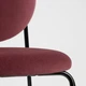 Стілець IKEA MANHULT чорний/Хакебо темно-червоний (505.470.50) - изображение 4