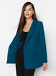 Пиджак классический женский Trendyol TWOAW21CE0272 36 Зеленый (8683047827650) - изображение 3