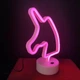 Ночной светильник Neon Decoration Lamp Series Unicorn Фиолетовый декоративный (722819) - изображение 2