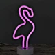 Ночной светильник Neon Decoration Lamp Series Flamingo Фиолетовый декоративный (733233) - изображение 1