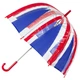Женский прозрачный зонт-трость Incognito-30 PVC Dome L736 Union Jack (Флаг) - изображение 1