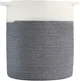 Кошик для зберігання MBM HOME TH-15 з ручками Сіро-білий (TH-15 GRAY/WHITE) - зображення 1