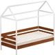 Кровать Estella Амми 80х190 ordf Щит Л4 Белая + Ольха (5700907026) - изображение 2