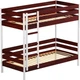 Кровать Estella Дуэт Гранде 90х200 ordf Щит 2Л4 Белая + Красное дерево (97900006027) - изображение 3