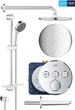 Душевая система скрытый монтаж с термостатом GROHE QuickFix SmartControl UA202801R3 (35600000+29121000+28576000+26815000+28671000+26096000+13255001) - изображение 3