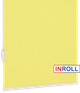 Ролета тканевая INROLL Есо-Mini 42,5х165 см Len Лимонный 2072 - изображение 4