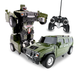 Робот трансформер машина на радіокеруванні Morph warrior Green Hummer автобот, зі світловими та звуковими ефектами - зображення 4