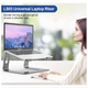 Подставка для ноутбука BESIGN Laptop Stand Aluminum Grey (LS03) - изображение 4